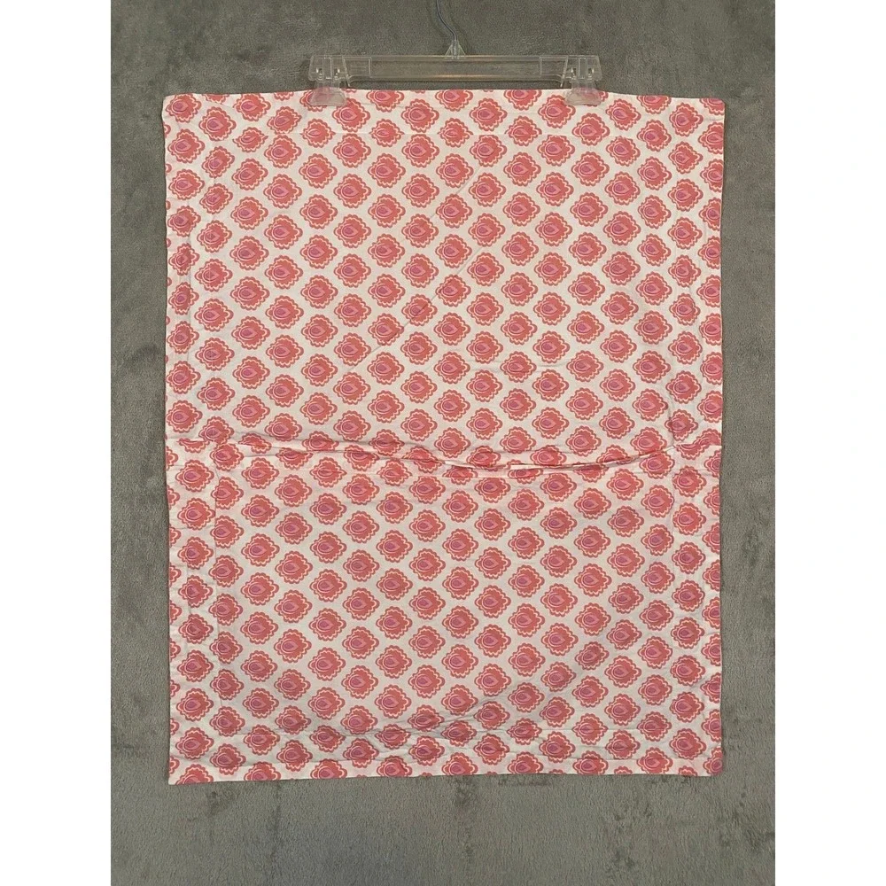 Pottery Barn Kids Twin Duvet Cover Set Pink Paisley Medallion Reversible Cotton